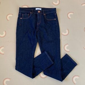 LOFT Modern Skinny Dark Wash Jeans 26P